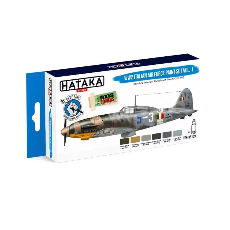 Hataka Blue Line Paint Set - Italian Air Force V.1 HTK-BS103