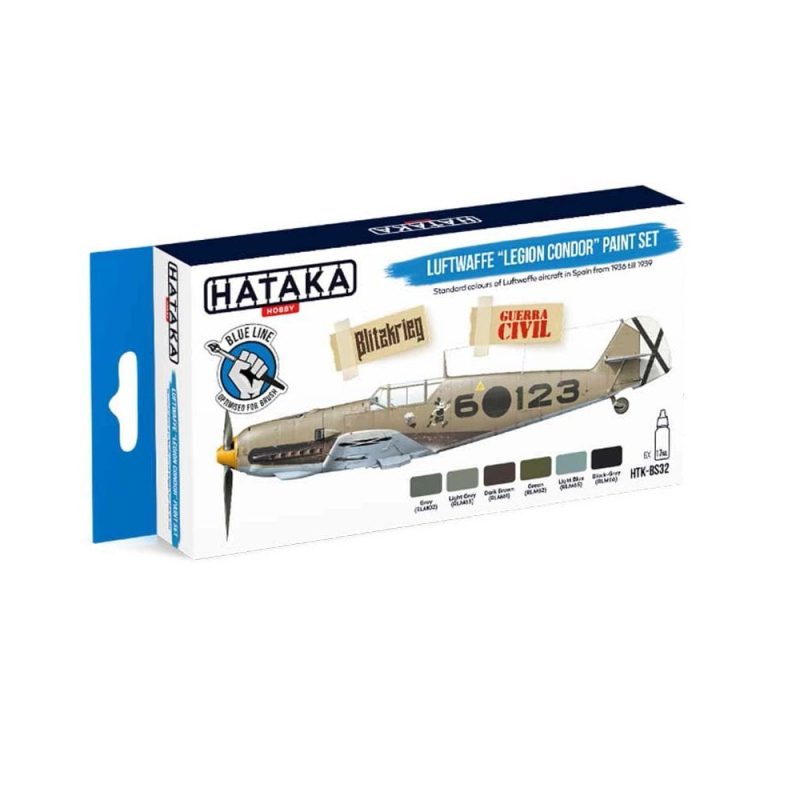 Hataka Blue Line Paint Set - Legion Condor HTK-BS32