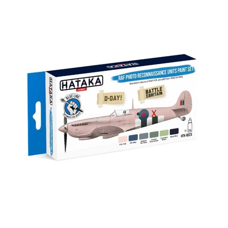 Hataka Blue Line Paint Set - Photo Reconnaissance HTK-BS23