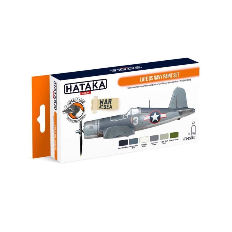 Hataka Orange Line Paint Set - US Navy HTK-CS05.2