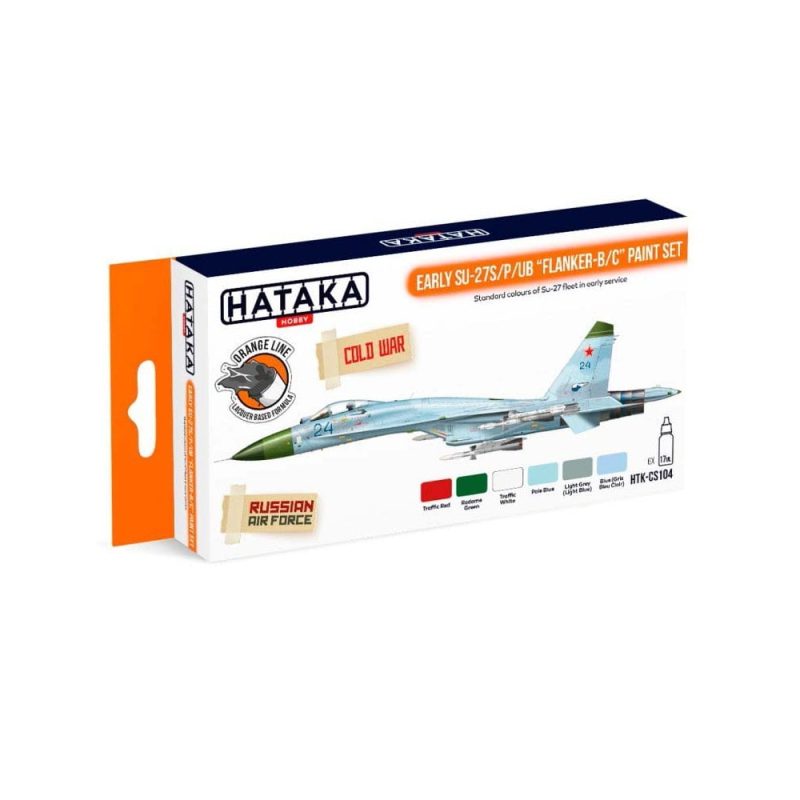 Hataka Orange Line Paint Set - Su-27S/P/Ub "Flanker-B/C? HTK-CS104