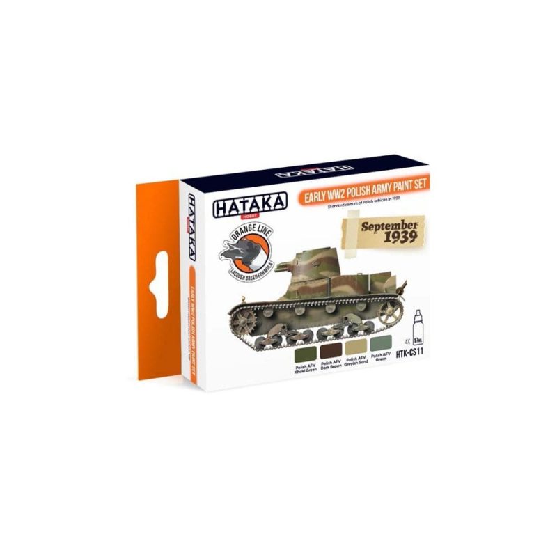 Hataka Orange Line Paint Set - WWII Polish Army HTK-CS11
