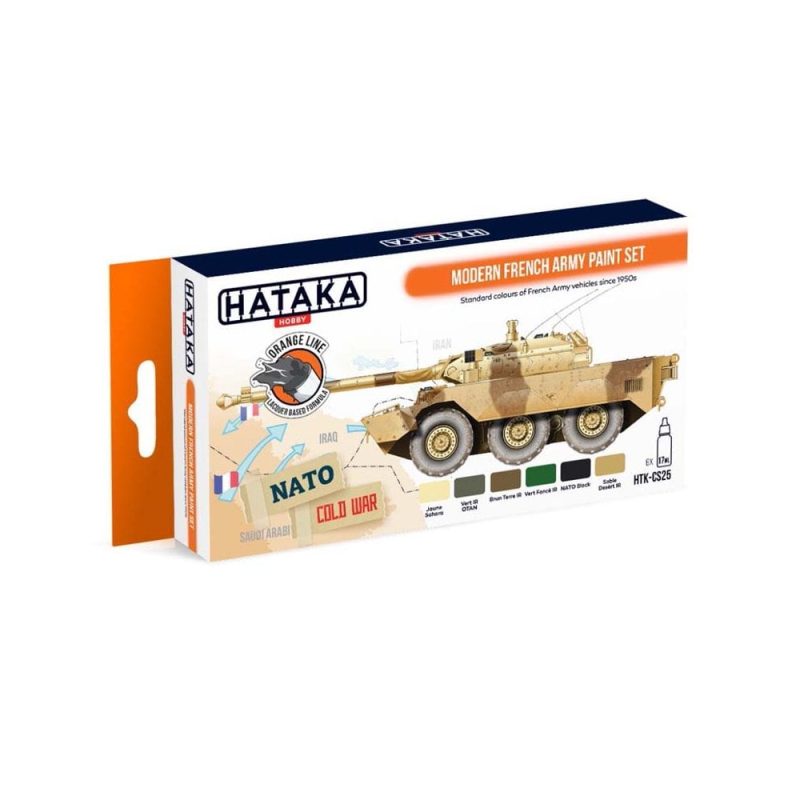 Hataka Orange Line Paint Set - French Army HTK-CS25