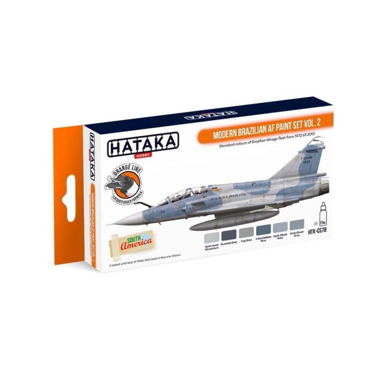 Hataka Orange Line Paint Set - Brazilian Airforce Vol.2 HTK-CS78