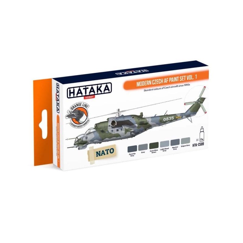 Hataka Orange Line Paint Set - Czech Airforce Vol.1 HTK-CS89
