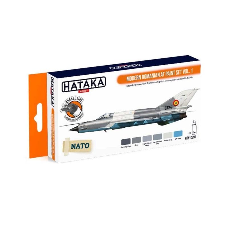 Hataka Orange Line Paint Set - Romanian Airforce HTK-CS91
