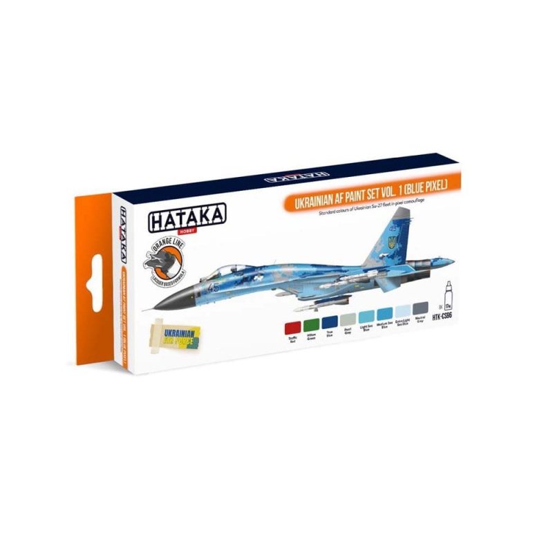 Hataka Orange Line Paint Set - Airforce Vol.1 HTK-CS96
