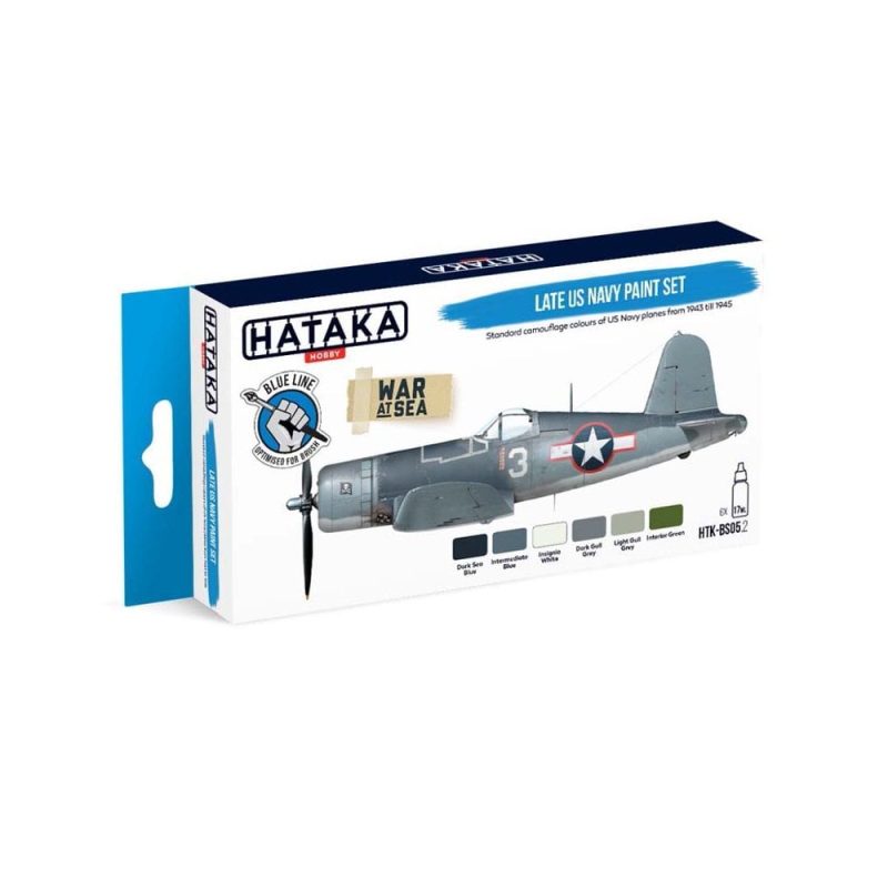 Hataka Blue Line Paint Set - US Navy HTK-BS05.2