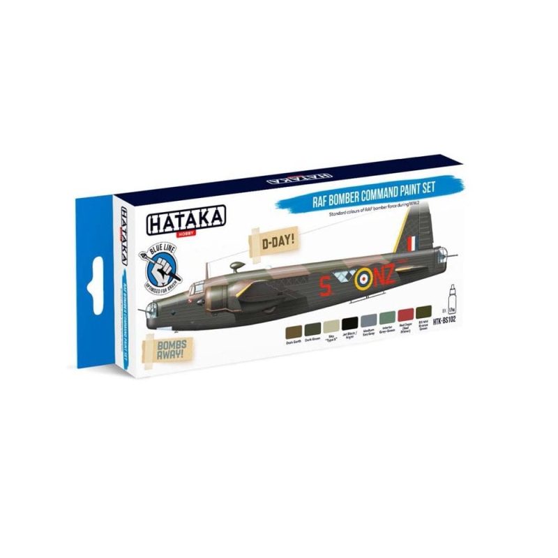 Hataka Blue Line Paint Set - Bomber Command HTK-BS102