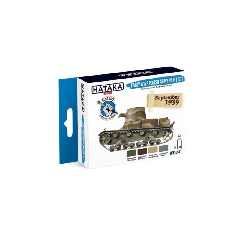 Hataka Blue Line Paint Set - WWII Polish Army HTK-BS11