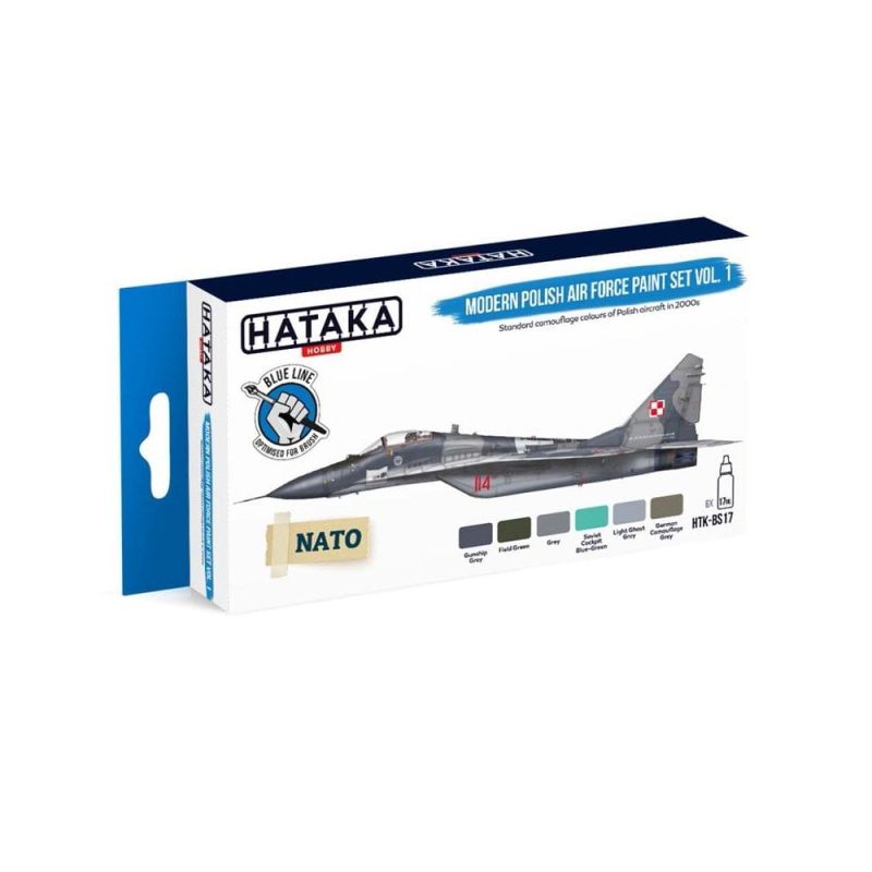 Hataka Blue Line Paint Set - Polish Airforce Vol.1 HTK-BS17