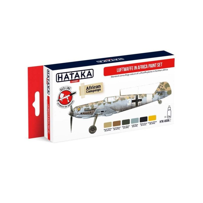 Hataka Red Line Paint Set - In Airforcerica HTK-AS06.2