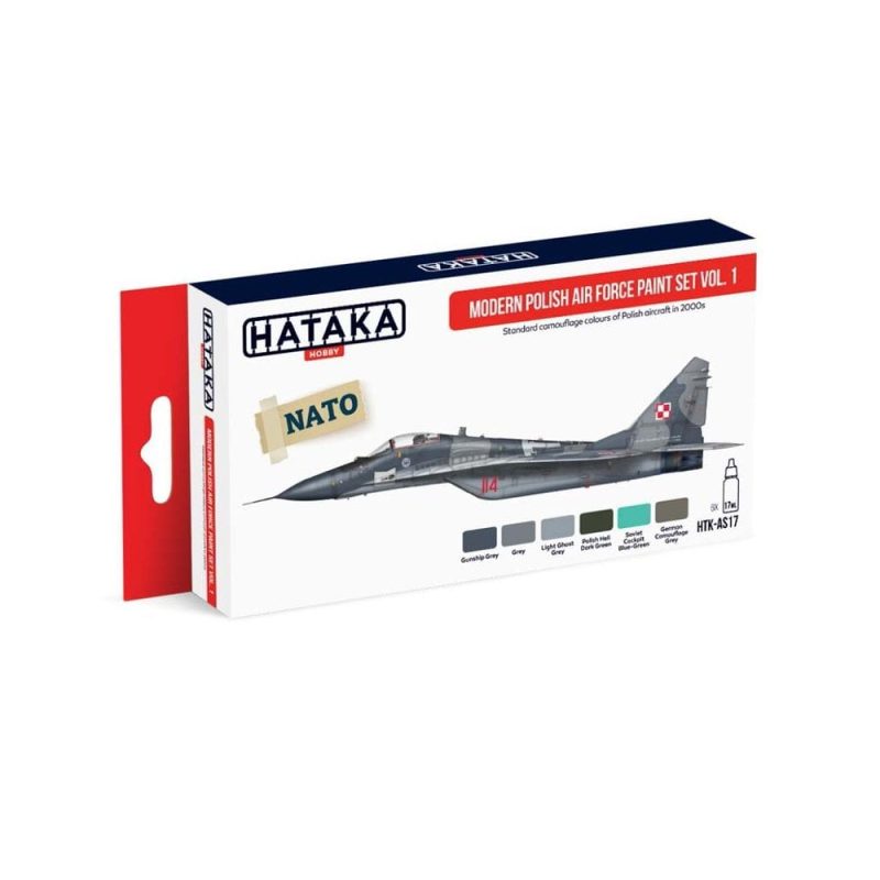 Hataka Red Line Paint Set - Modern Polish Airforce Vol.1 HTK-AS17