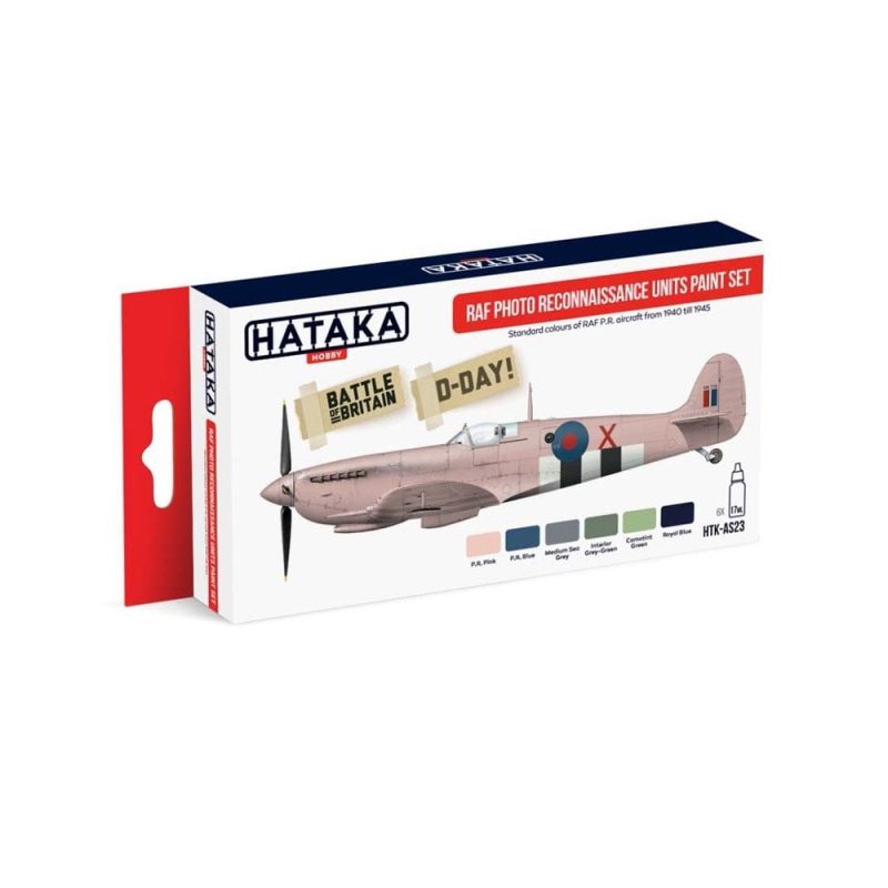Hataka Red Line Paint Set - Photo Reconnaissance Units HTK-AS23