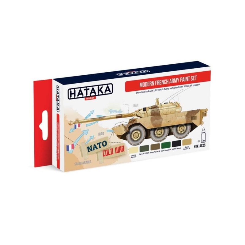 Hataka Red Line Paint Set - French Army HTK-AS25