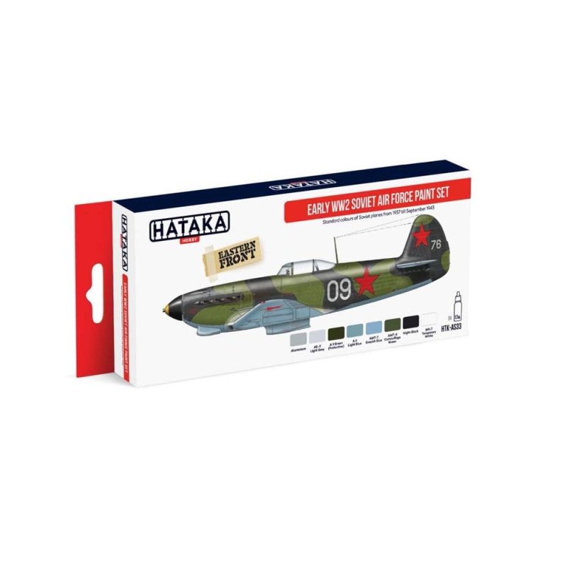 Hataka Red Line Paint Set - Soviet Airforce HTK-AS33