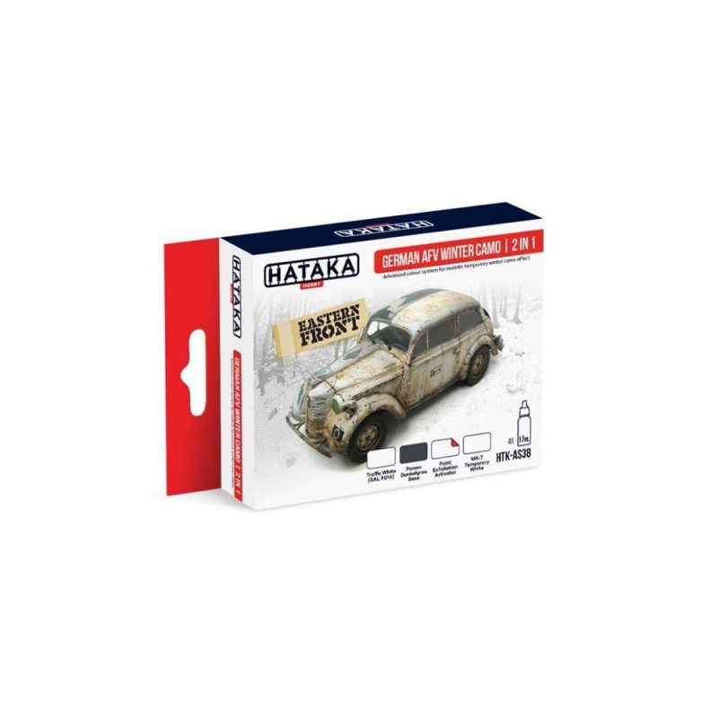 Hataka Red Line Paint Set - Airforce Winter Camo HTK-AS38