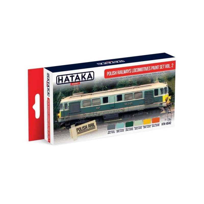 Hataka Red Line Paint Set - Railways Vol.2 HTK-AS42