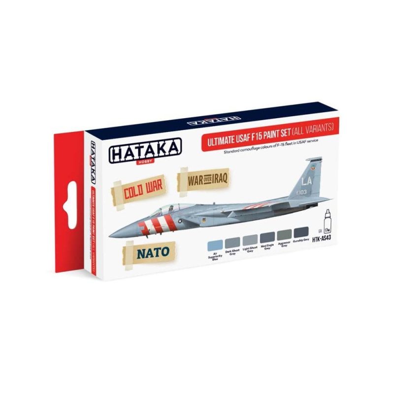 Hataka Red Line Paint Set - USAF F15 HTK-AS43