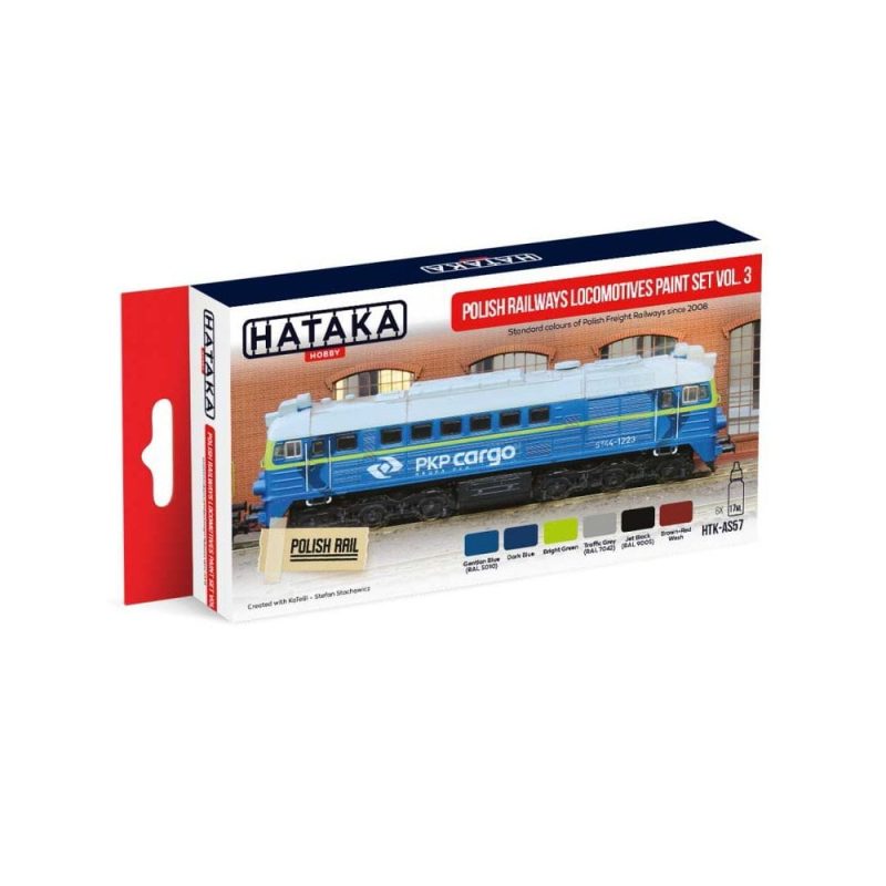 Hataka Red Line Paint Set - Railways Vol.3 HTK-AS57