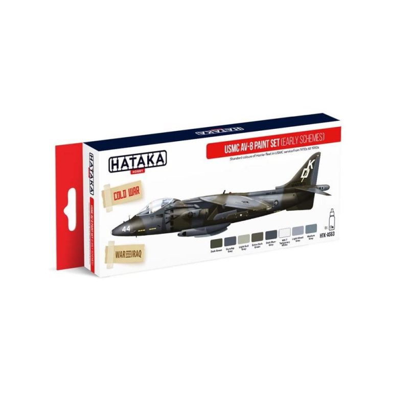 Hataka Red Line Paint Set - Av-8 HTK-AS63