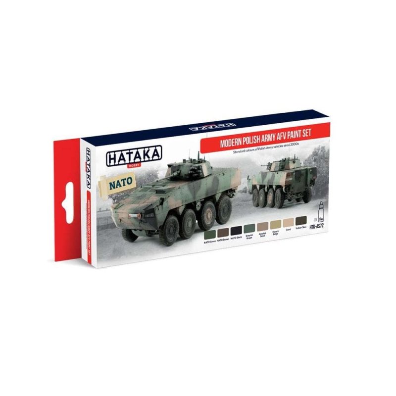 Hataka Red Line Paint Set - Polish Army Airforce HTK-AS72