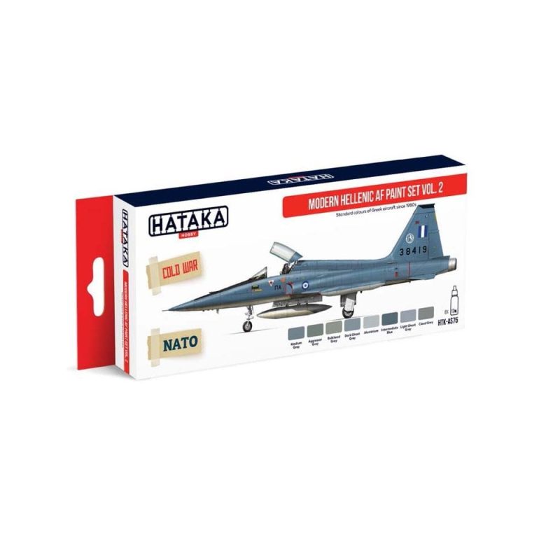 Hataka Red Line Paint Set - Hellenic Airforce V.2 HTK-AS75