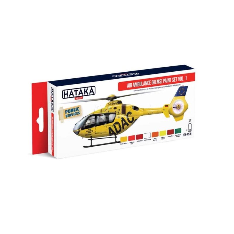 Hataka Red Line Paint Set - Ambulance Hems Vol.1 HTK-AS76