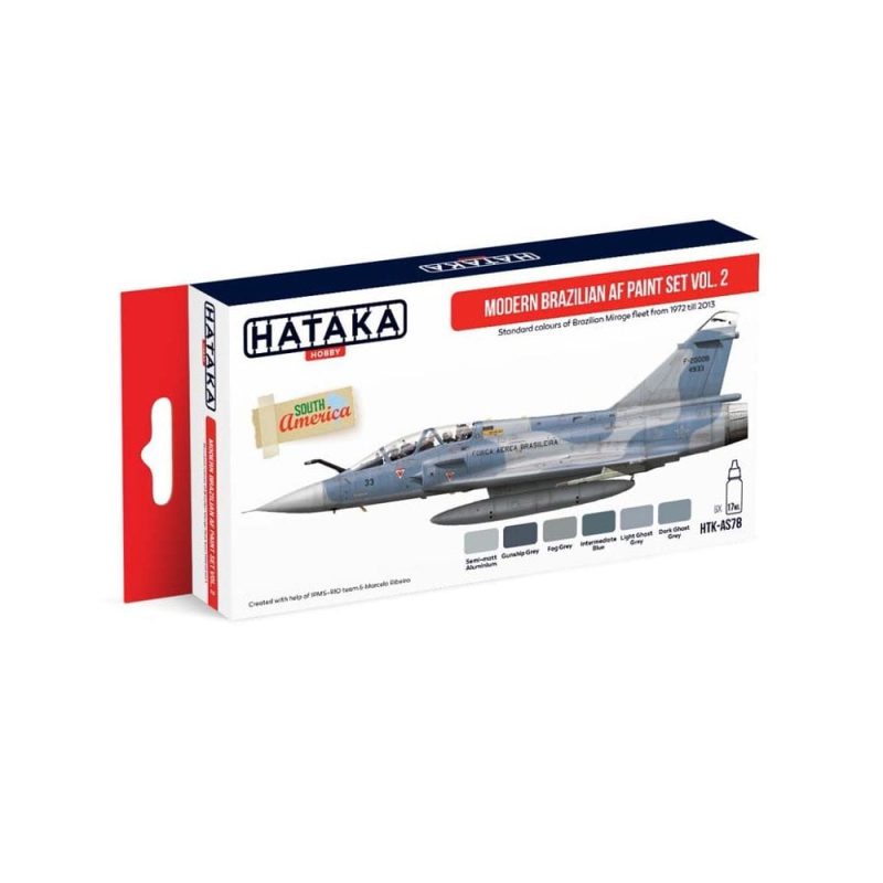 Hataka Red Line Paint Set - Brazilian Airforce Vol.2 HTK-AS78