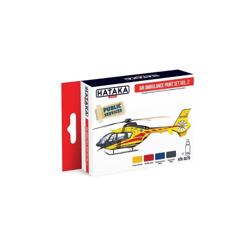 Hataka Red Line Paint Set - Ambulance Hems Vol.2 HTK-AS79