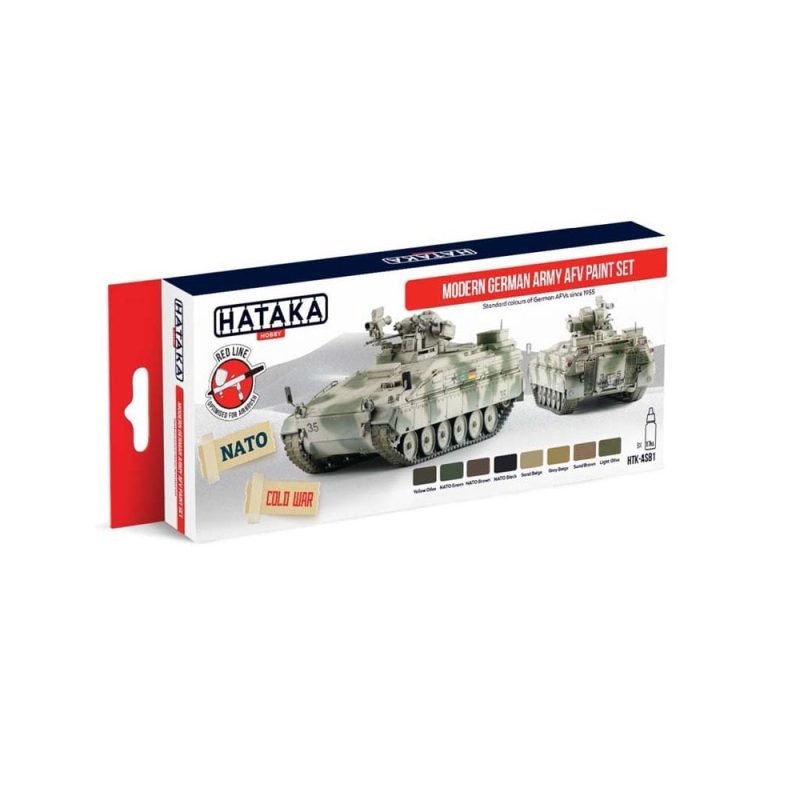 Hataka Red Line Paint Set - German Army Airforce HTK-AS81