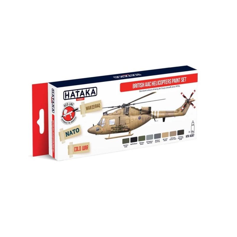 Hataka Red Line Paint Set - AAC Helicopters HTK-AS87