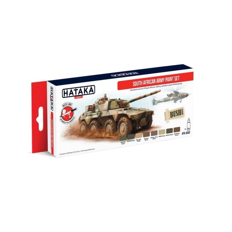 Hataka Red Line Paint Set - African Army HTK-AS92