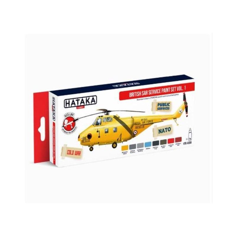 Hataka Red Line Paint Set - Sar Service Vol.1 HTK-AS98