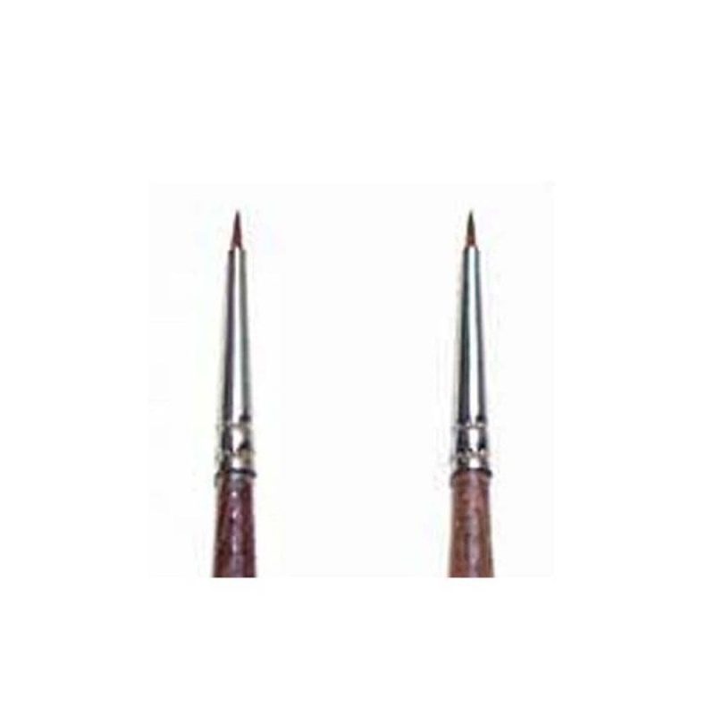 Italeri No. 5/0 Synthetic Round Brush Brown Tip A51282