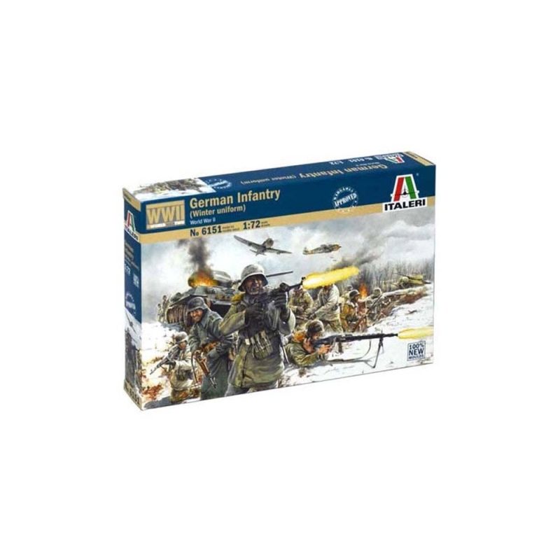Italeri German Infantry (Winter Uniform) (1/72) 6151