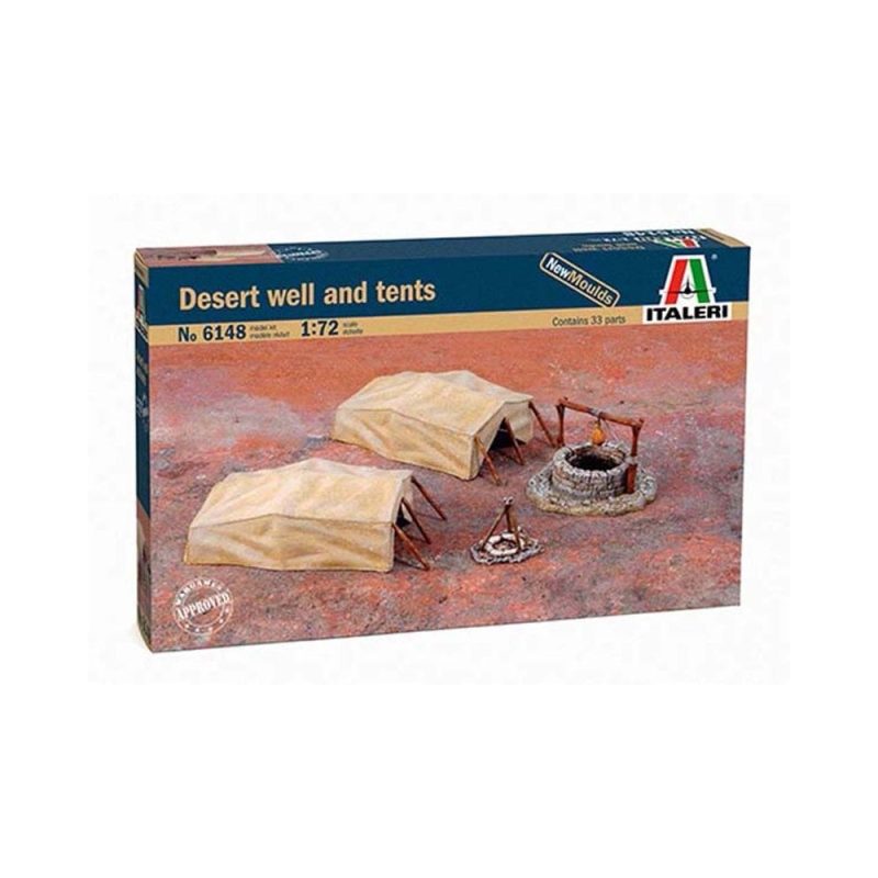 Italeri Desert Waters Well And Accessories (1/72) 6148