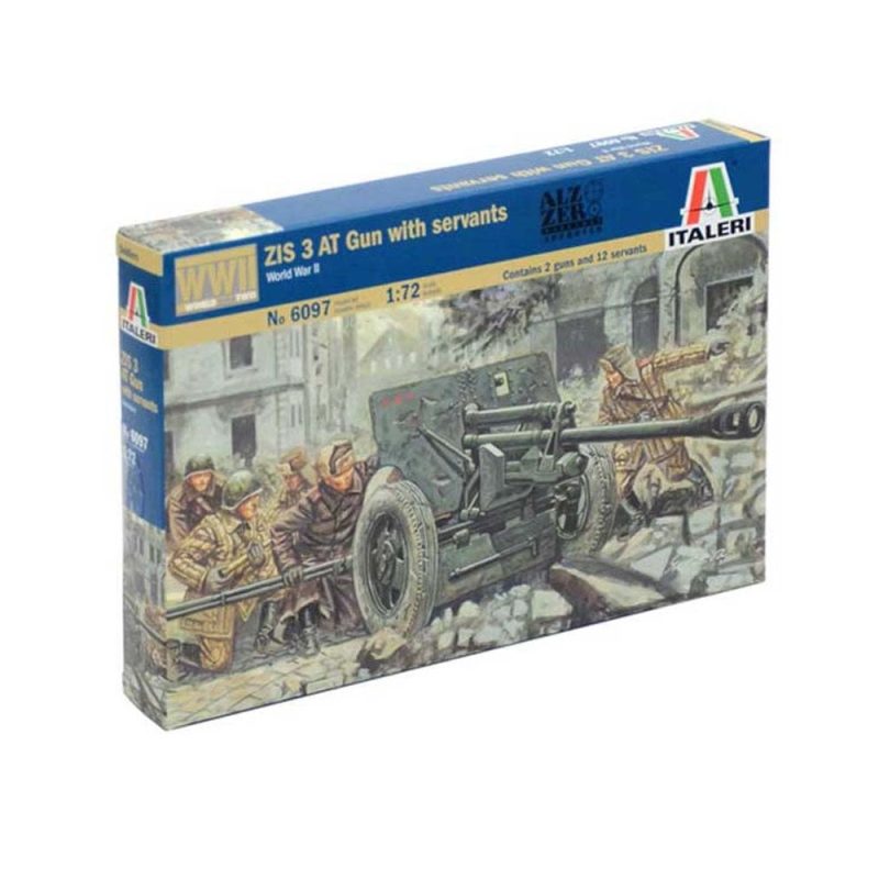 Italeri ZIS 3 AT Gun with Servants (1/72) 6097