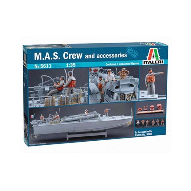 Italeri M.A.S. Crew And Accessories (1/35) 5611