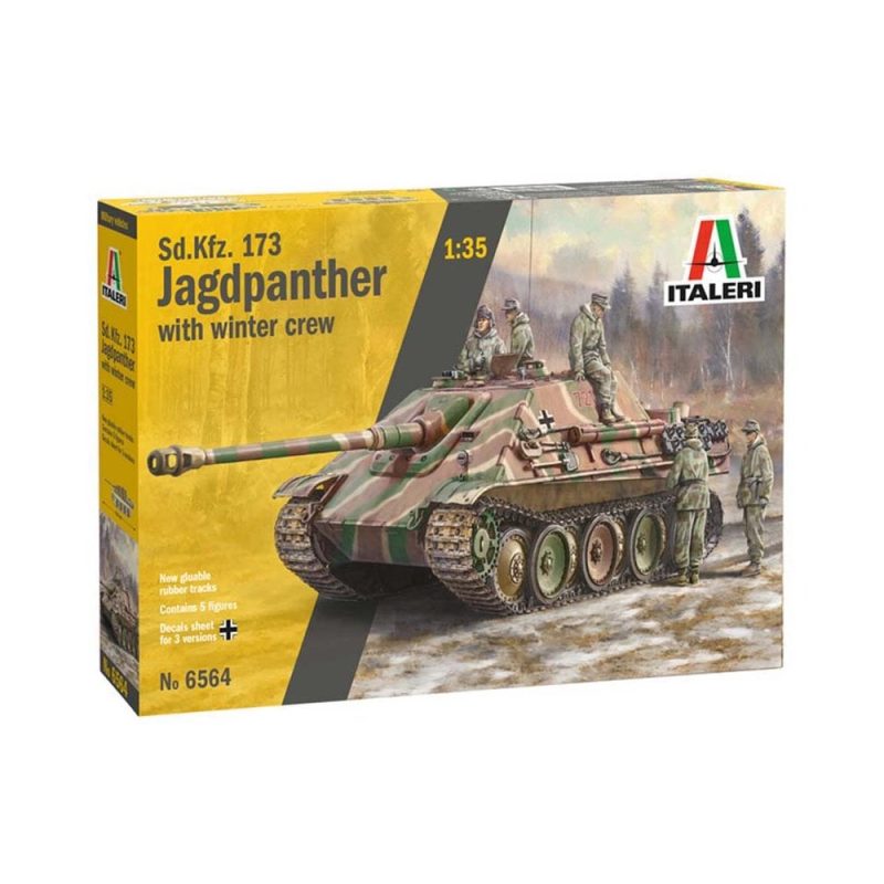 Italeri Sd Kfz 173 Jagdpanther W Wintercrew (1/35) 6564