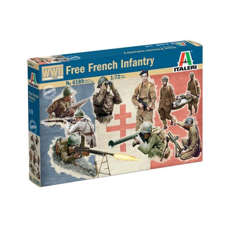 Italeri French Infantry (Wwii) (1/72) 6189