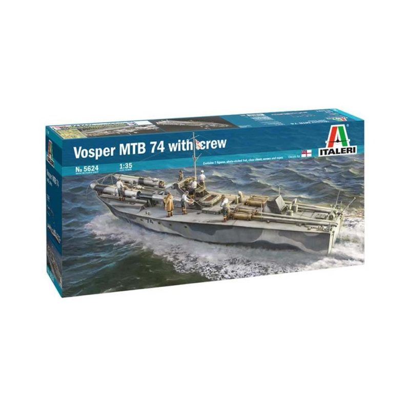 Italeri Vosper MTB 74 with Crew (1/35) 5624