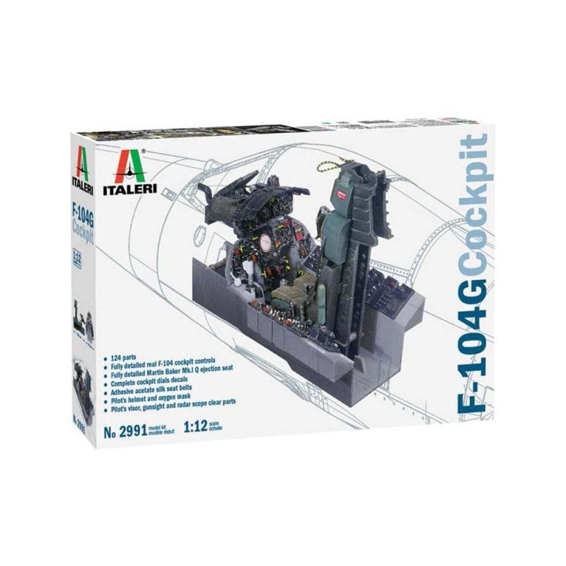 Italeri F-104 G Cockpit (1/12) 2991