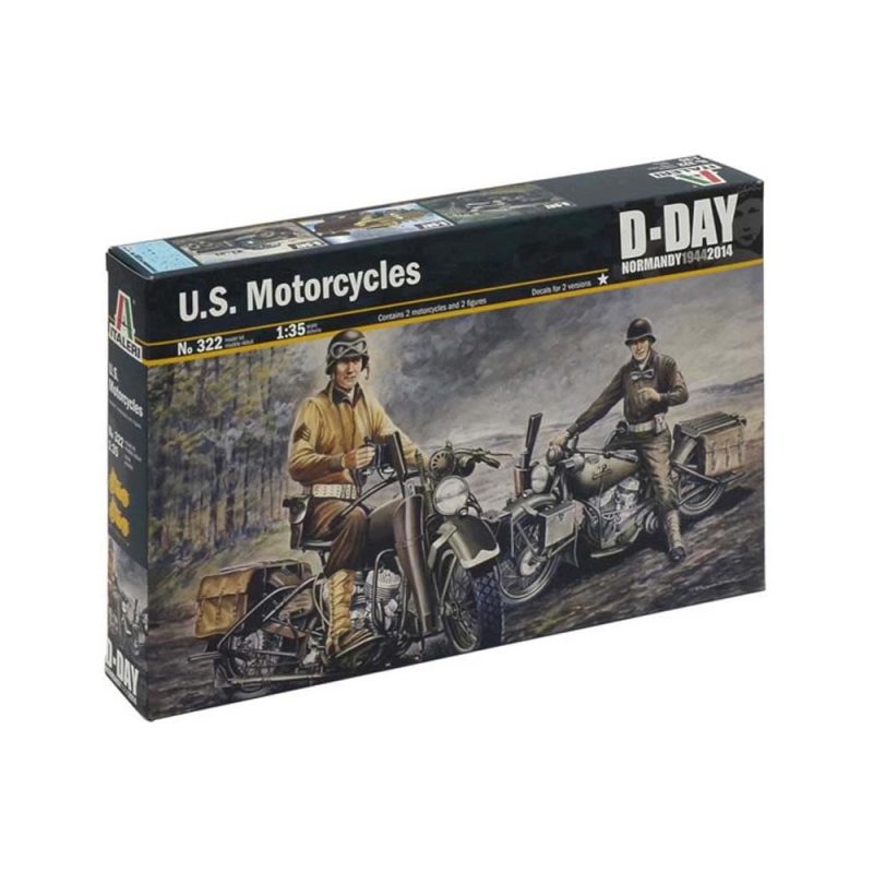Italeri US Motorcycles Ww2 D Day (1/35) 322