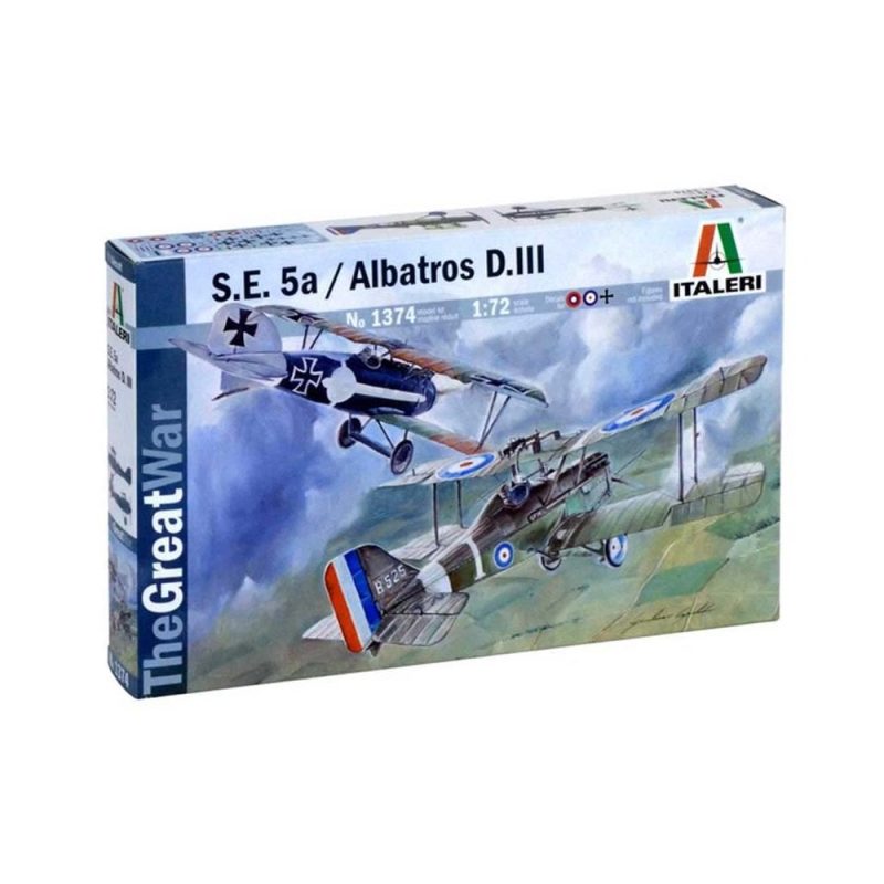 Italeri S.E.5A And Albatros D III (1/72) 1374
