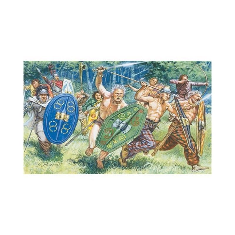 Italeri Gaul Warriors 1St-2Nd Cty B.C. (1/72) 6022
