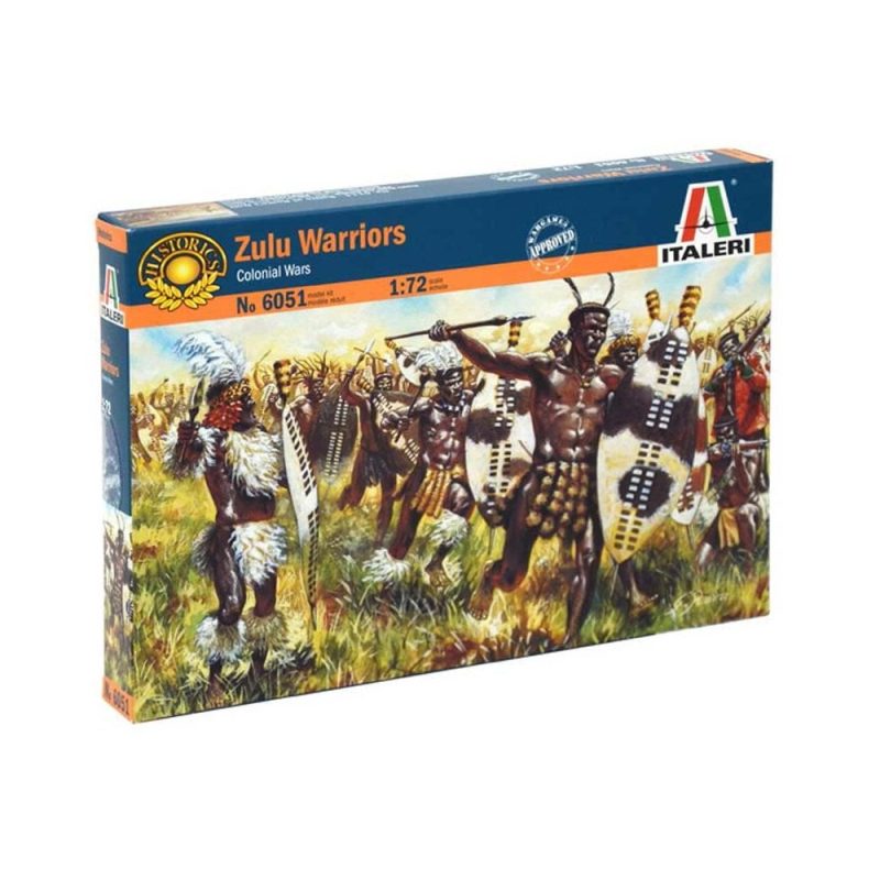 Italeri Zulu War-Zulu Warriors (1/72) 6051