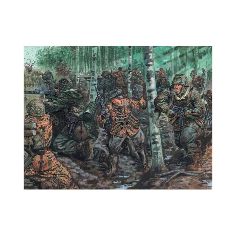Italeri German Elite Troops Wwii (1/72) 6068