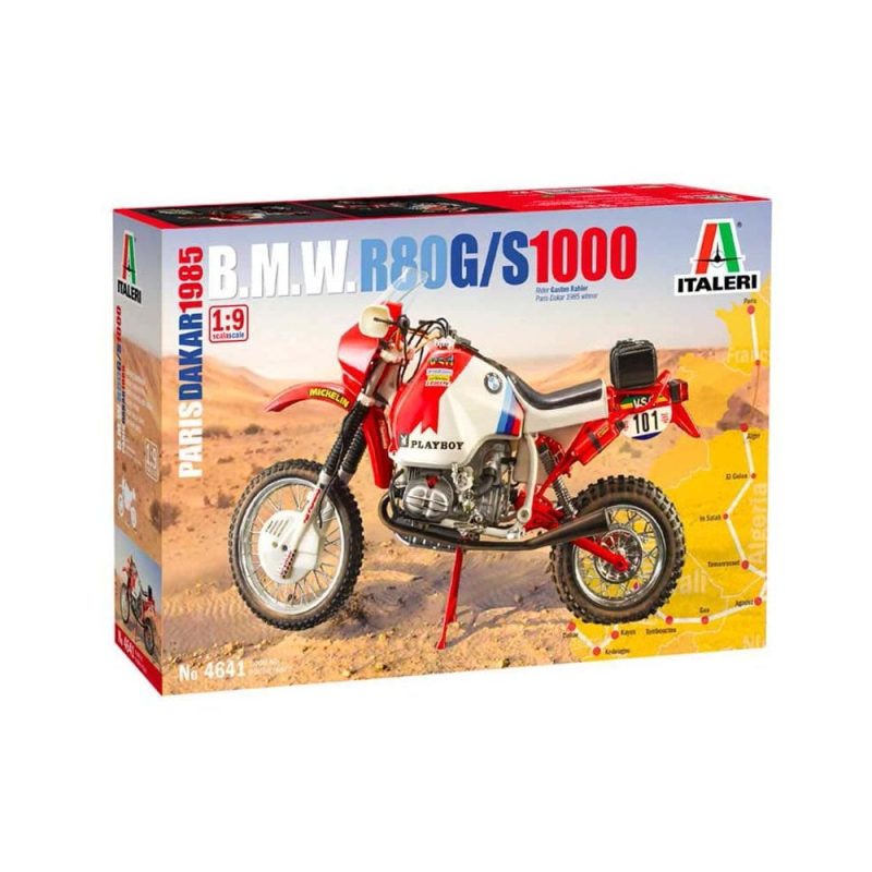 Italeri B.M.W. R80 G/S 1000 Paris Dakar 1985 (1/9) 4641