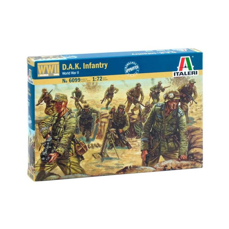 Italeri 2nd WWII German Dak Infantry (1/72) 6099